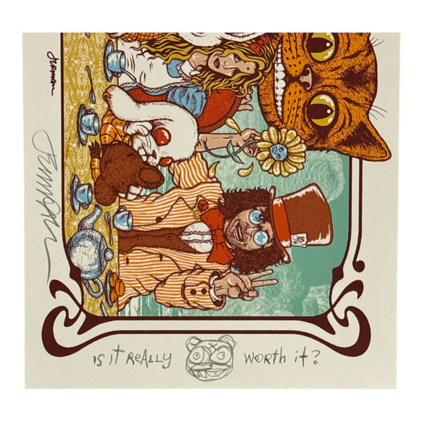 Alice in Wonderland - Jermaine Rogers- Handbill - Remarked