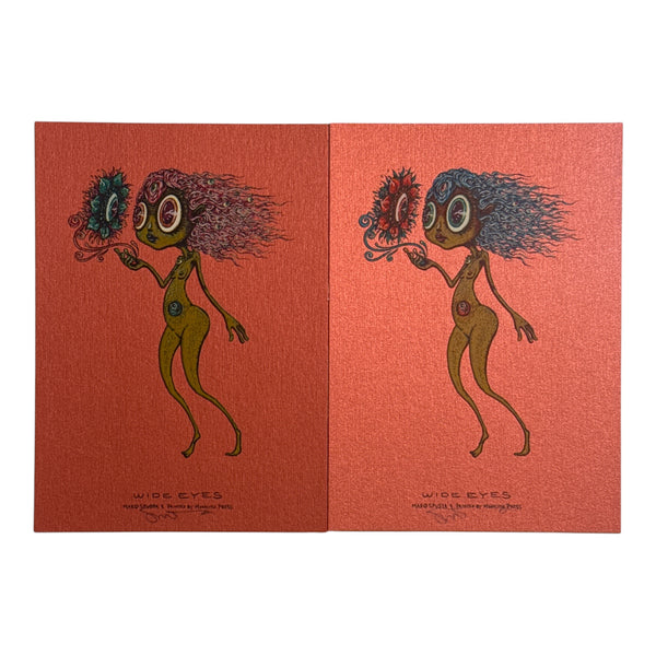 Wide eyes - Spusta - red Pearl