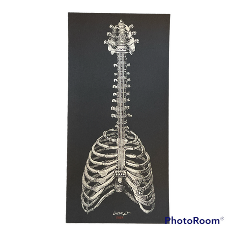 Bone Guitar - Emek - Silver