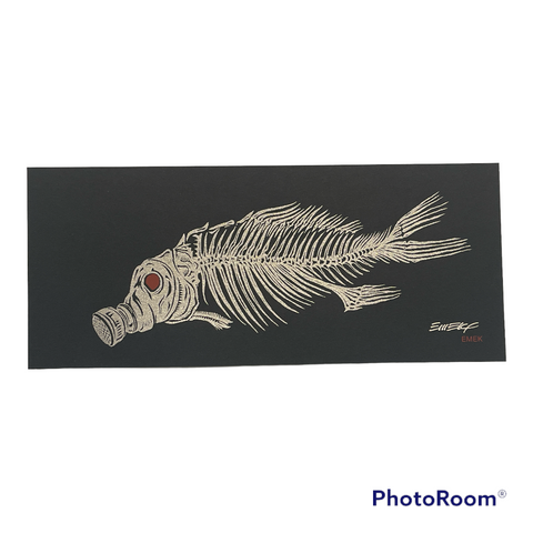 Fish - Emek - Red / Silver