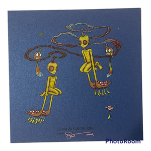 Lu and Jo Flow The Know- Multi choice papers- Spusta - Some Embellished