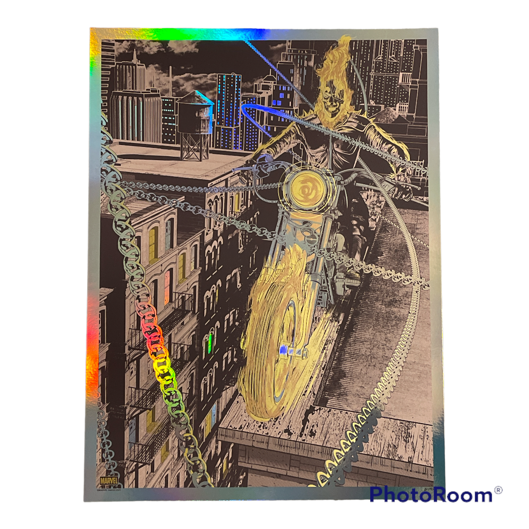Ghost Rider - Foil -Skinner – SQUID PRINT GALLERY