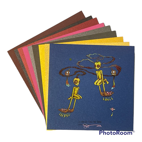 Lu and Jo Flow The Know- Multi choice papers- Spusta - Some Embellished